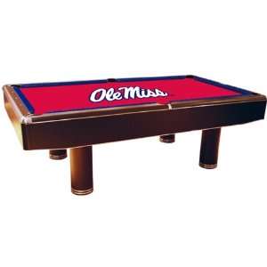   Ole Miss Rebels Billiard Pool Table Felt: Sports & Outdoors