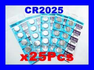 25Pcs 3V CR2025 DL2025 LITHIUM BUTTON CELL COIN BATTERY  