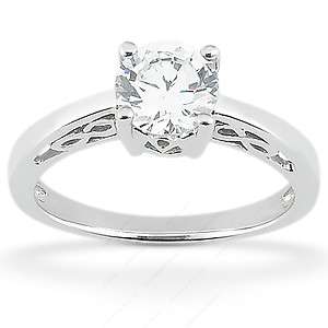 01 Ct. EGL Certified Diamond Infinite Love Engagement Ring 