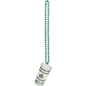   Patricks Day Giant 12oz Shot Glass Bead Necklace 21in Toys & Games