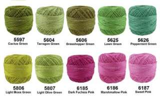 40m RUBI Perle #8 Crochet Cotton Embroidery Thread  