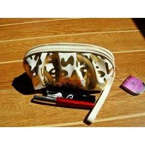   Patent Leather Cosmetic Bag/ Make up Bag/Handbags(White): Beauty
