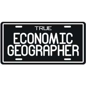  New  True Economic Geographer  License Plate Occupations 