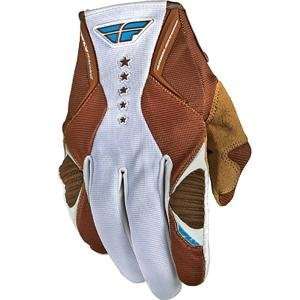  Fly Racing Kinetic Gloves   2009   13/Brown/White 