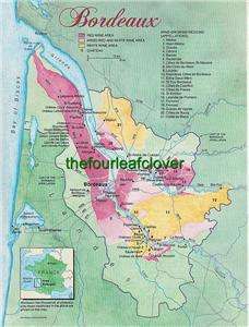 Bordeaux Wine Southwestern France Country Travel Photo Tour Map 