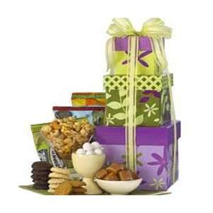 SCHEDULE YOUR DELIVERY DAY Warm Wishes Cookie & Snacks Gift Tower 
