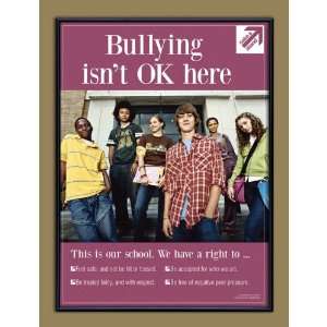  Bullying Take a Stand Framed Education Poster Series 