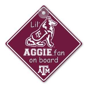 Texas A&M Aggies Car Sign: Sports & Outdoors