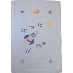  Fly Me to the Moon   Embroidery Pattern Arts, Crafts 