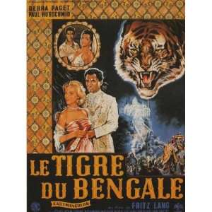  Der Tiger von Eschnapur Movie Poster (11 x 17 Inches 
