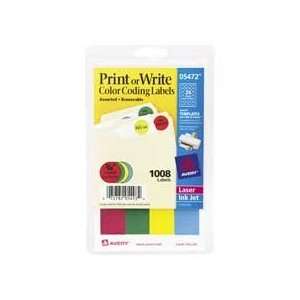    Color coding removable labels are ideal for document and inventory 