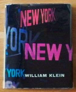 WILLIAM KLEIN NEW YORK (rome/moscow/tokyo) 1956 SIGNED  