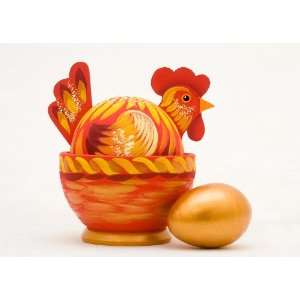  Chicken & Egg Nesting Doll 2pc./5 Toys & Games
