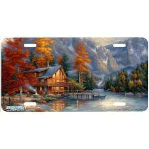 3723 Space for Reflection Mountain License Plate Car Auto Novelty 