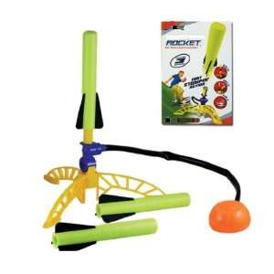   Stomp Air Powered Rocket   Launcher and 3 Rocket Set: Toys & Games