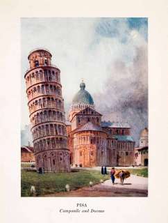   Leaning Tower Pisa Campanile Duomo Church Italy William Wiehe Collins