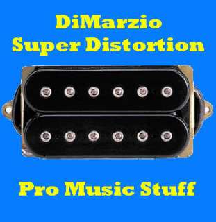 THIS AUCTION IS FOR A BRAND NEW DiMarzio Super Distortion Black PICKUP 