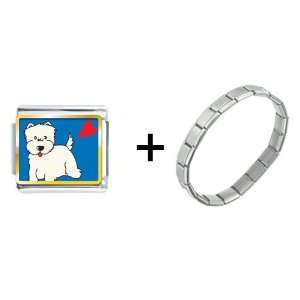  Westie Dog Italian Charm: Pugster: Jewelry
