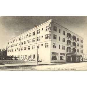   Postcard   Hotel Alma   West Palm Beach Florida 