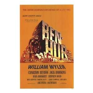  Ben Hur Movie Poster, 11 x 17 (1959): Home & Kitchen