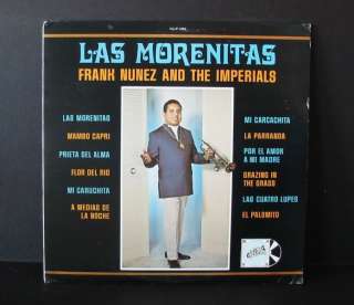   NUNEZ & THE IMPERIALS Morenitas LP on CAPRI Texas TEX MEX/FUNK  