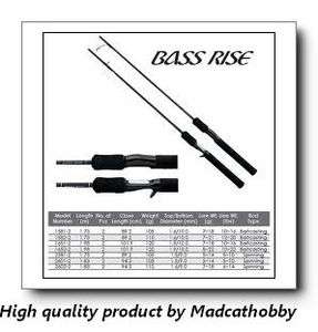     Base Rise Fishing Bait Casting Rod 59 FT 1.73m   1581 2  
