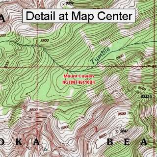   Map   Mount Cowen, Montana (Folded/Waterproof): Sports & Outdoors