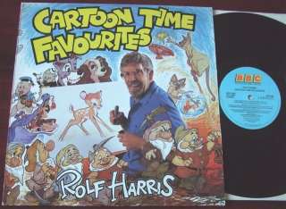 ROLF HARRIS CARTOON TIME FAVOURITES LP BBC (1987) NM  RARE  