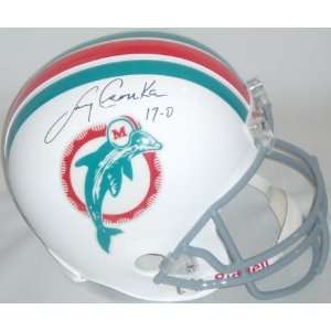  Signed Larry Csonka Helmet   Replica with 170 