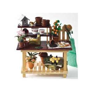  Miniature Garden Delight Potting Table by Reutter 