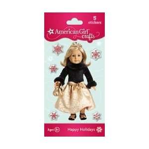  American Girl Bubble Stickers Formal Dress Doll; 6 Items 