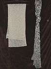 Lot of 2 Scarves Coldwater Creek Cream White Black Star