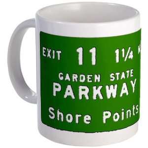  Exit 11 Garden State Parkway Gsp Mug by  Kitchen 