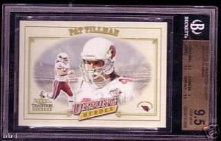 Pat Tillman 2001 Arizona Cardinals Fleer Tradition BGS 9.5 & PSA 10 