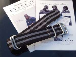 Military Watch Strap   Green 5 Ring NATO ZULUDIVER  