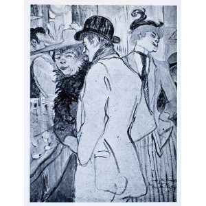  Fashion French Henri Toulouse Lautrec   Original Halftone Print: Home