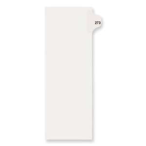  82489   Individual Side Tab Legal Exhibit Dividers Office 