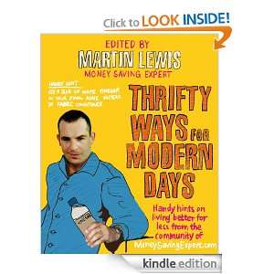 Thrifty Ways For Modern Days Martin Lewis  Kindle Store