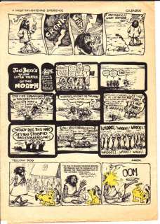 YELLOW DOG #1 (1968) Robert Crumb underground newspaper  