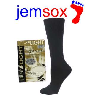  DVT Flight Black UK Made Firm Support Compression Socks 3 6, 6 9, 9 12