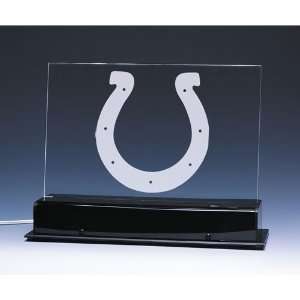  Colts NFL Edge Light Team Logo Display: Sports & Outdoors