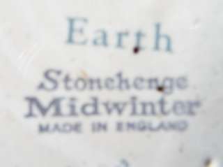 Midwinter Ltd WR Stonehenge Earth SALAD PLATE England  