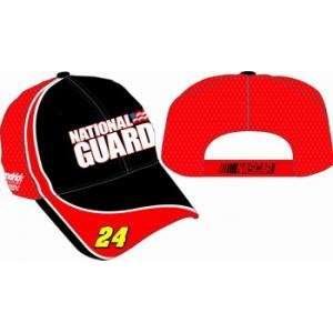  Jeff Gordon National Guard 2009 Pit 2 Hat: Sports 