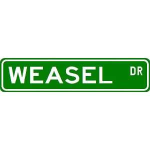  WEASEL Street Sign ~ Custom Aluminum Street Signs: Sports 