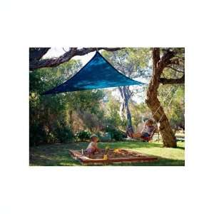   ft 10 Triangle Party Shade Sail   Blue: Patio, Lawn & Garden
