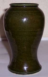 Bauer Pottery Matt Carlton Early Green California Vase  