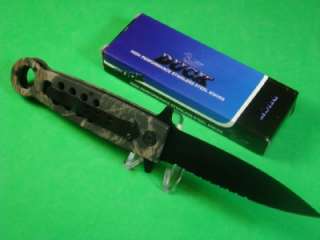 Hand to Hand Combat Assist Open Duck USA Stiletto Pocket Knife 