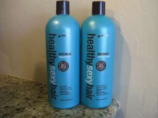Healthy Sexy Hair Soy Milk Shampoo & Conditioner Liters (33.8oz each 
