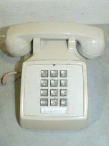 Vintage Western Electric Bell Touch Tone BEIGE Retro Phone Built Like 