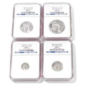  Platinum American Eagle MS69 Early Release NGC